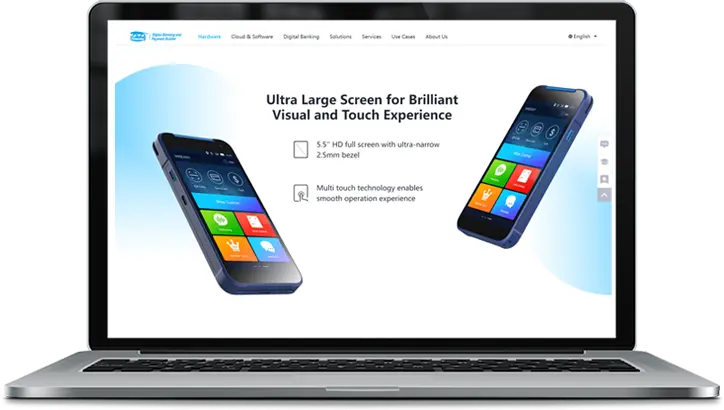 Ultra Large screen for visual and touch experience on mobile - laptop and tab